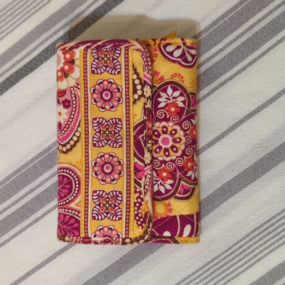 Vera Bradley Bali Gold Wallet
